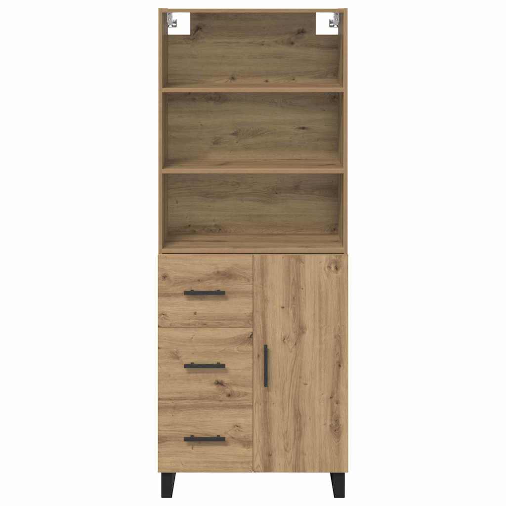 Høyskap 2 pcs Artisan Eik 69,5 x 34 x 180 cm Konstruert tre