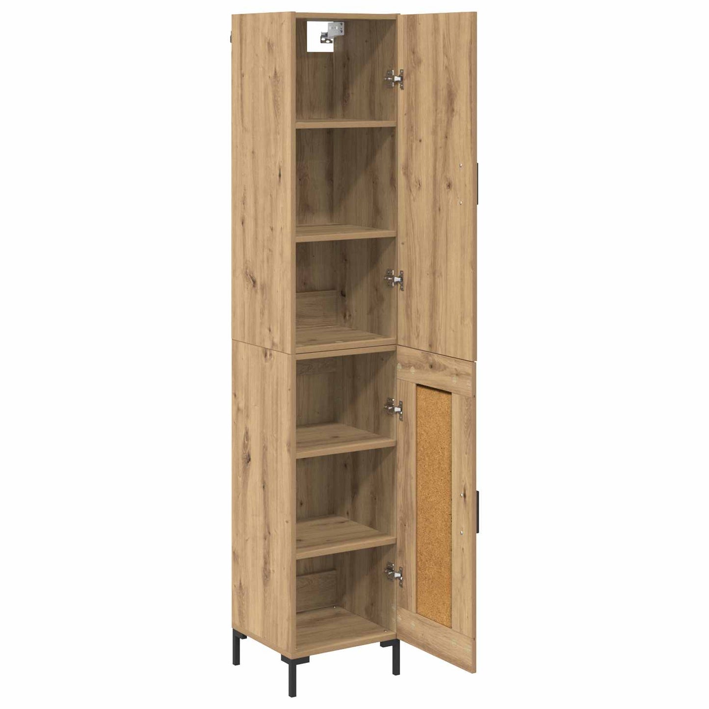 Høyskap Artisan Eik 69,5 x 34 x 180 cm Konstruert tre