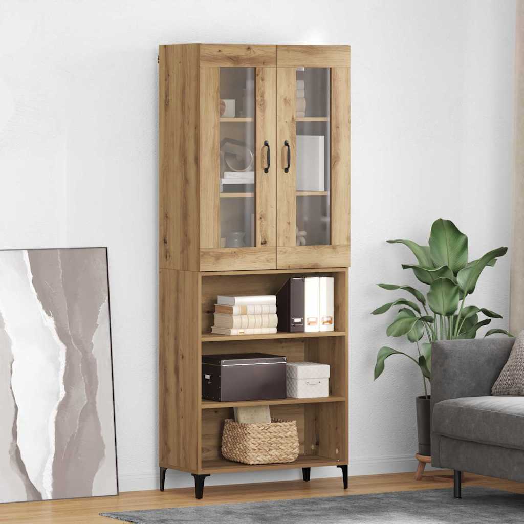 Høyskap Artisan Eik 69,5 x 34 x 180 cm Konstruert tre