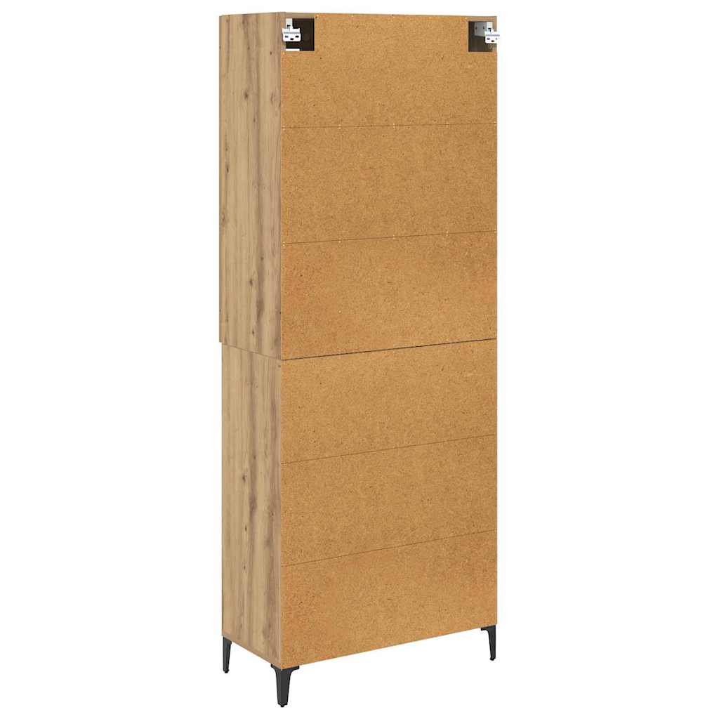 Høyskap Artisan Eik 69,5 x 34 x 180 cm Konstruert tre
