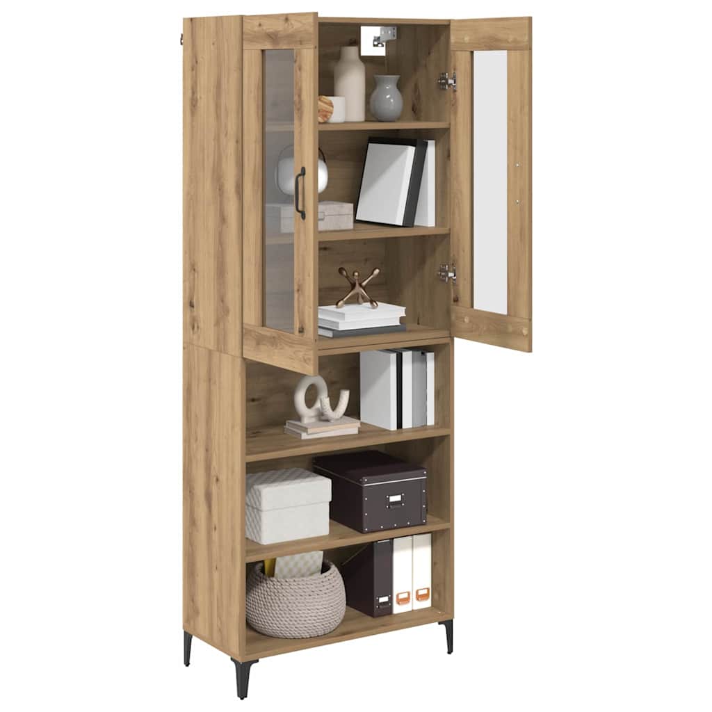 Høyskap Artisan Eik 69,5 x 34 x 180 cm Konstruert tre