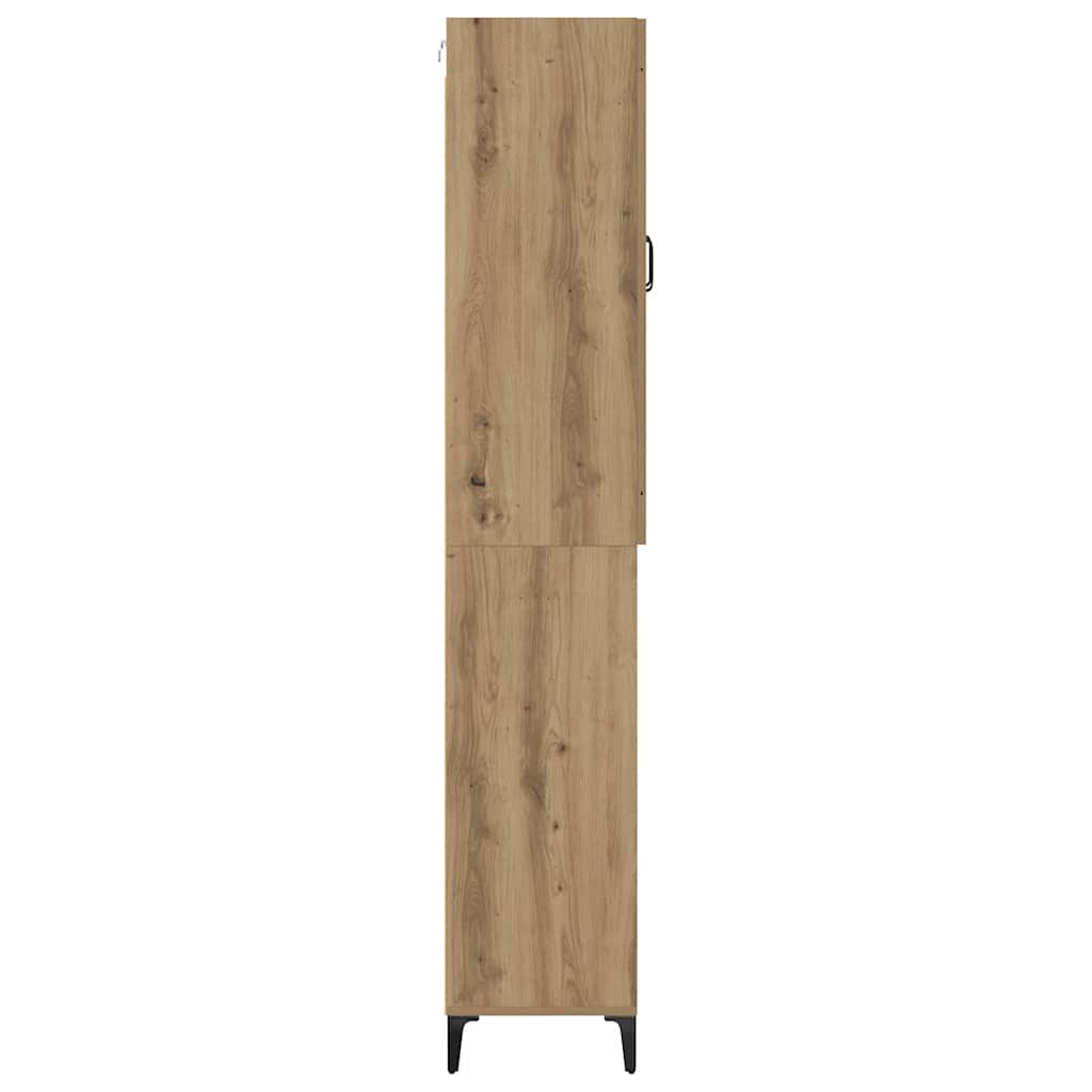 Høyskap Artisan Eik 69,5 x 34 x 180 cm Konstruert tre