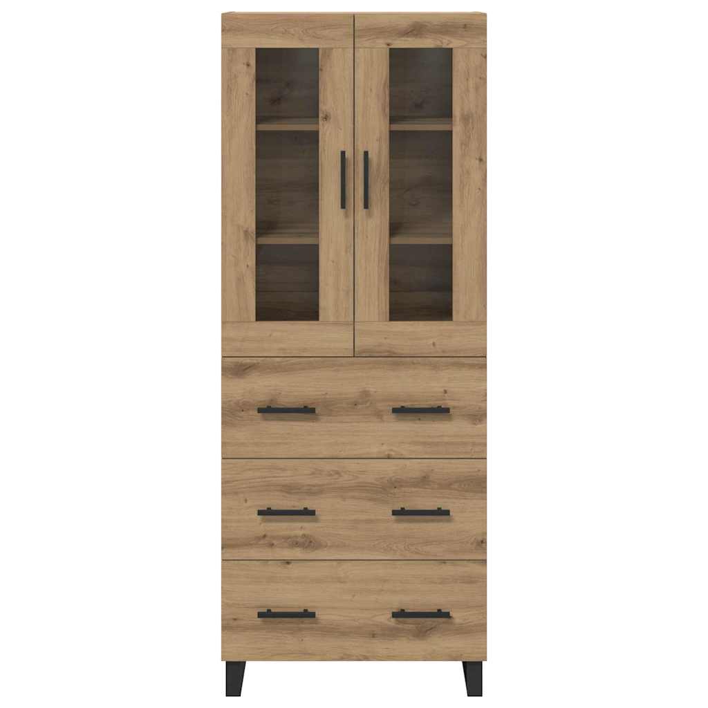 Høyskap med skuff 2 pcs Artisan Eik Konstruert tre