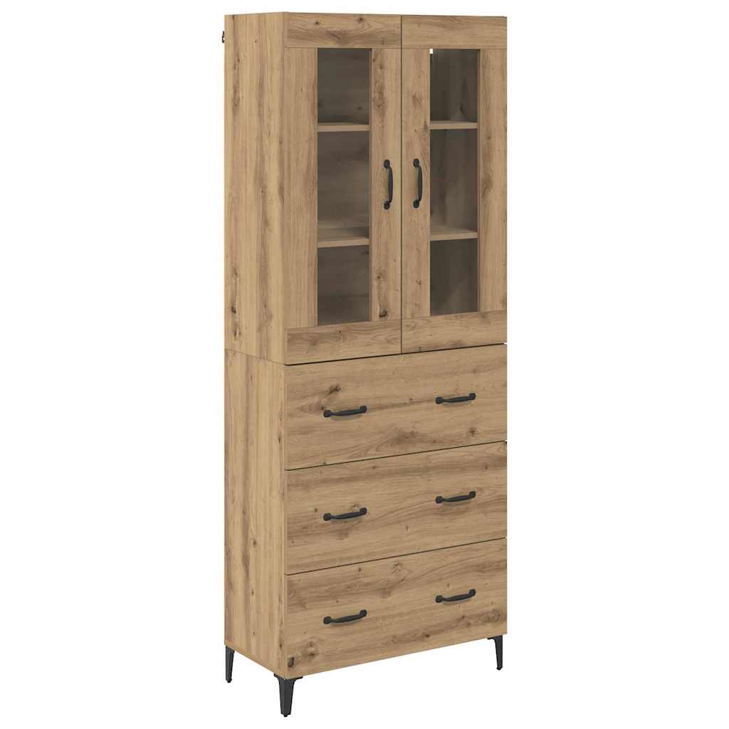 Høyskap Artisan Eik 69,5 x 34 x 180 cm Konstruert tre