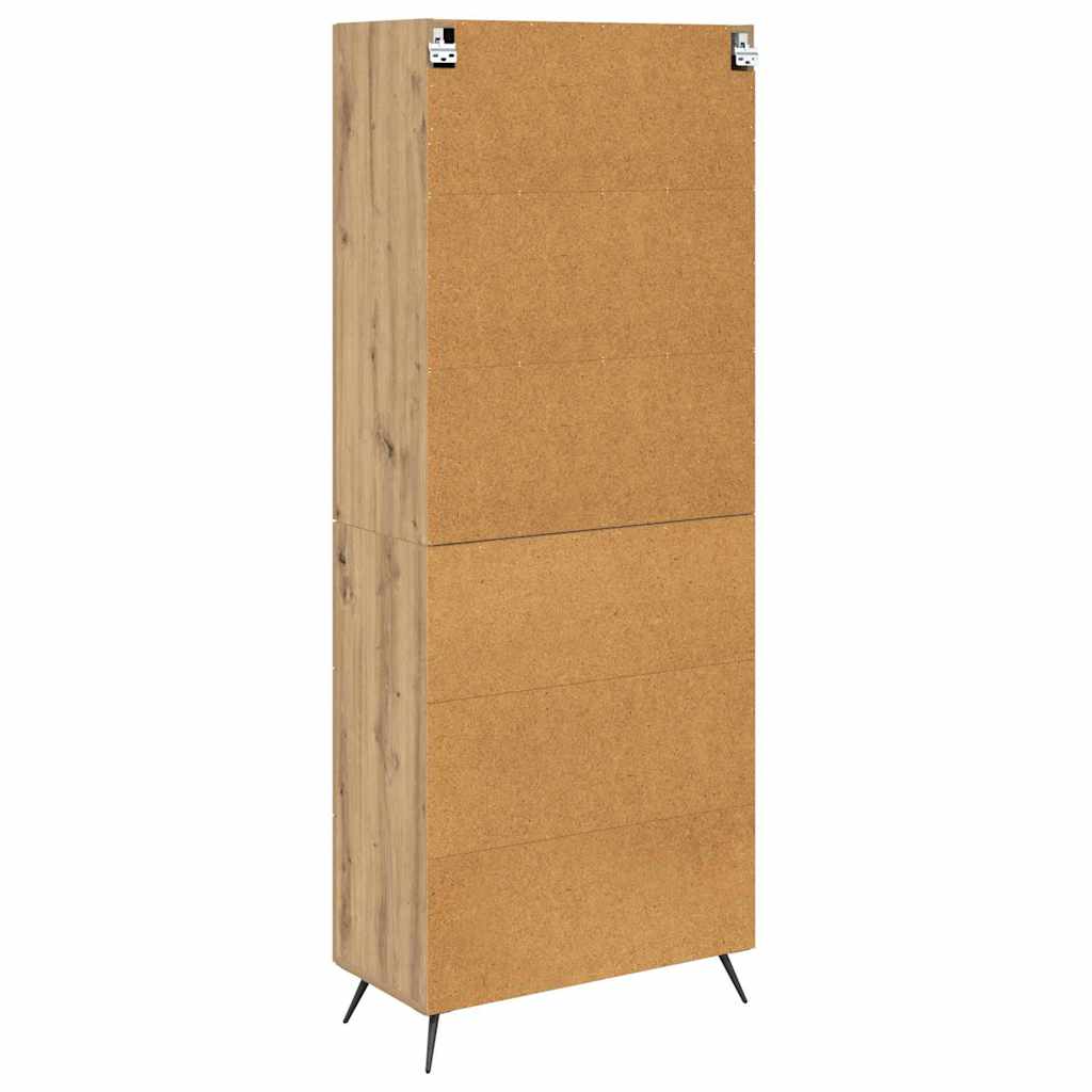 Høyskap Artisan Eik 69,5 x 34 x 180 cm Konstruert tre