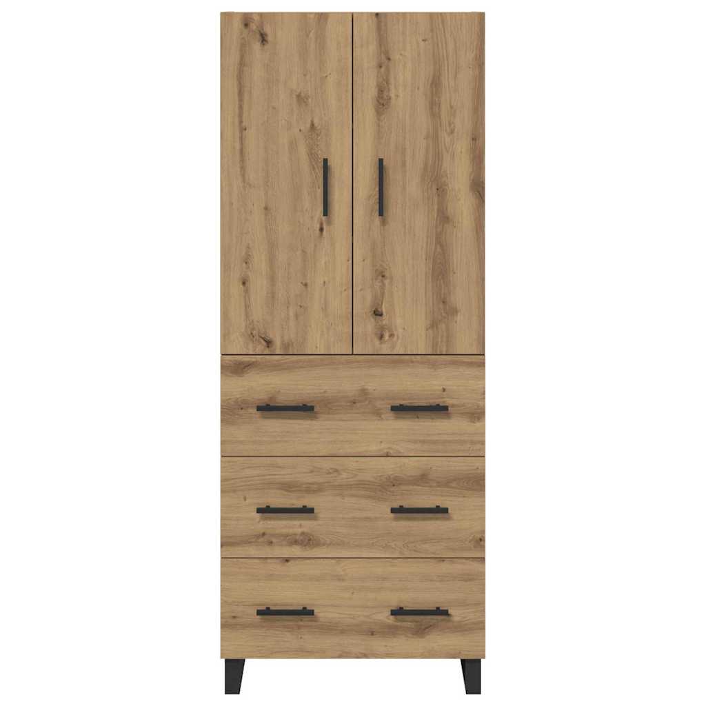 Høyskap med skuff 2 pcs Artisan Eik 69,5 x 34 x 180 cm