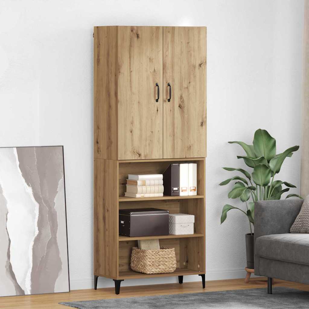 Høyskap Artisan Eik 69,5 x 34 x 180 cm Konstruert tre