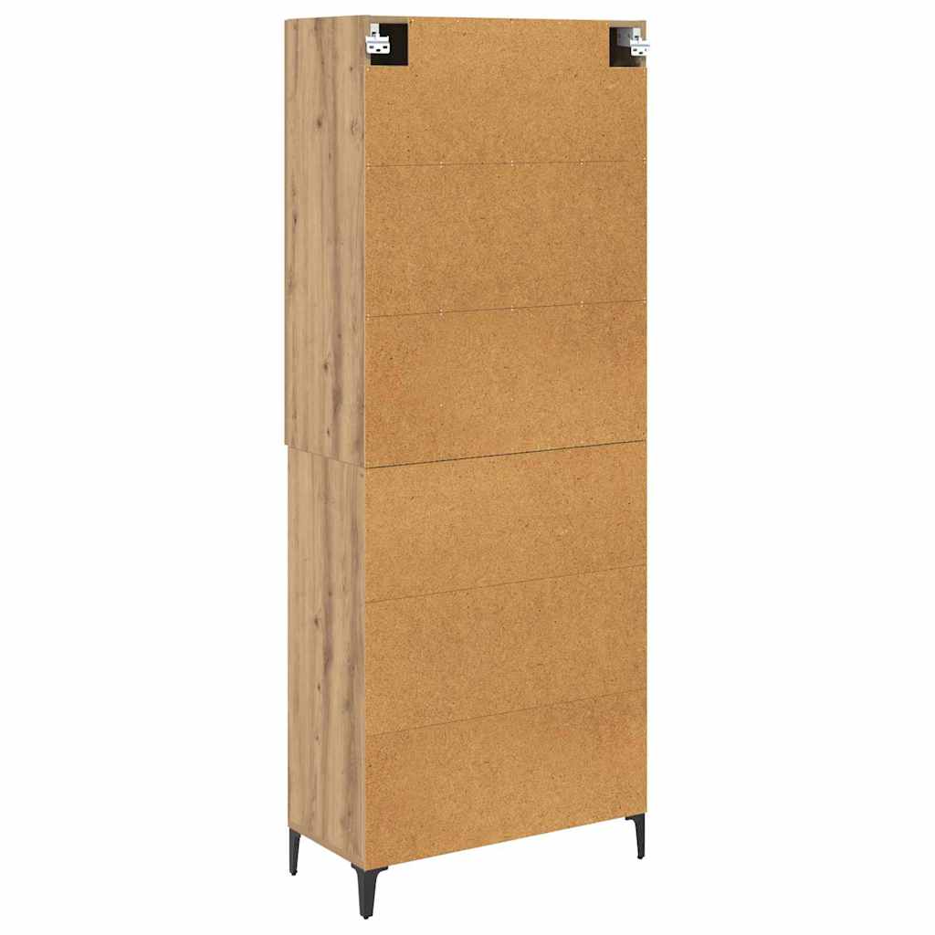 Høyskap Artisan Eik 69,5 x 34 x 180 cm Konstruert tre