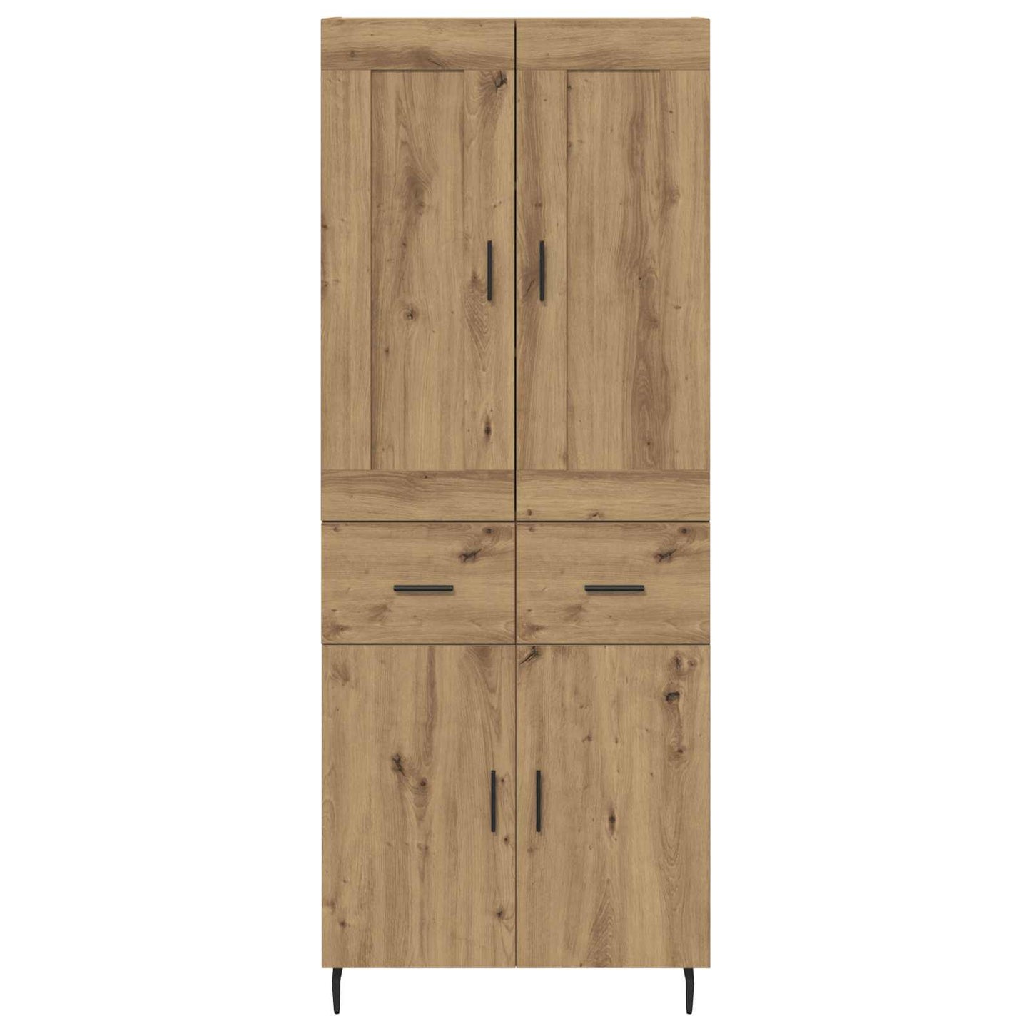 Høyskap 2 pcs Artisan Eik 69,5 x 34 x 180 cm Konstruert tre