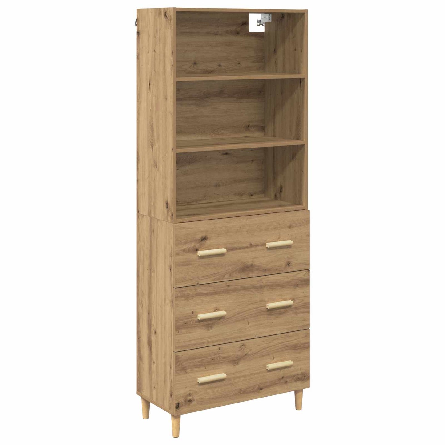 Høyskap Artisan Eik 69,5 x 32,5 x 180 cm Konstruert tre