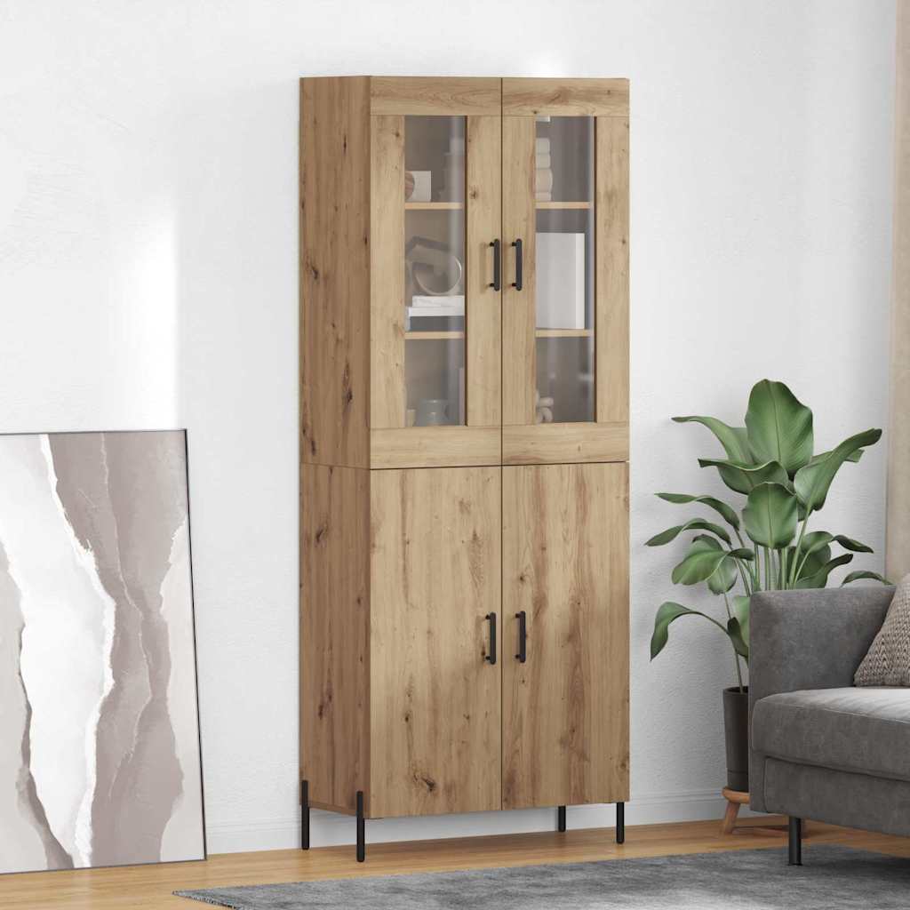 Høyskap Artisan Eik 69,5 x 34 x 180 cm Konstruert tre