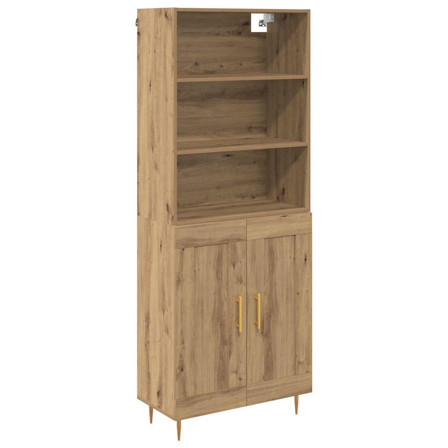 Høyskap Artisan Eik 69,5 x 34 x 180 cm Konstruert tre