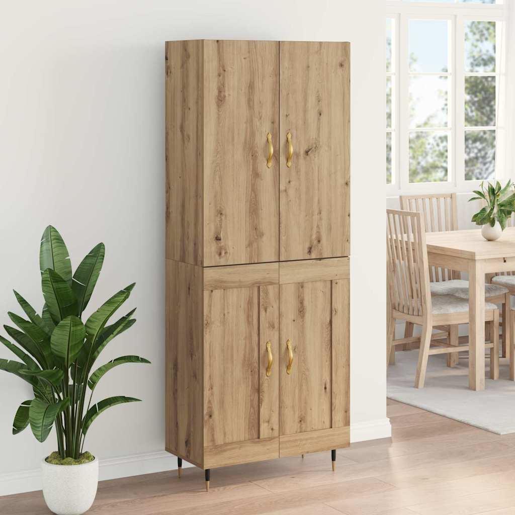 Høyskap Artisan Eik 69,5 x 34 x 180 cm Konstruert tre
