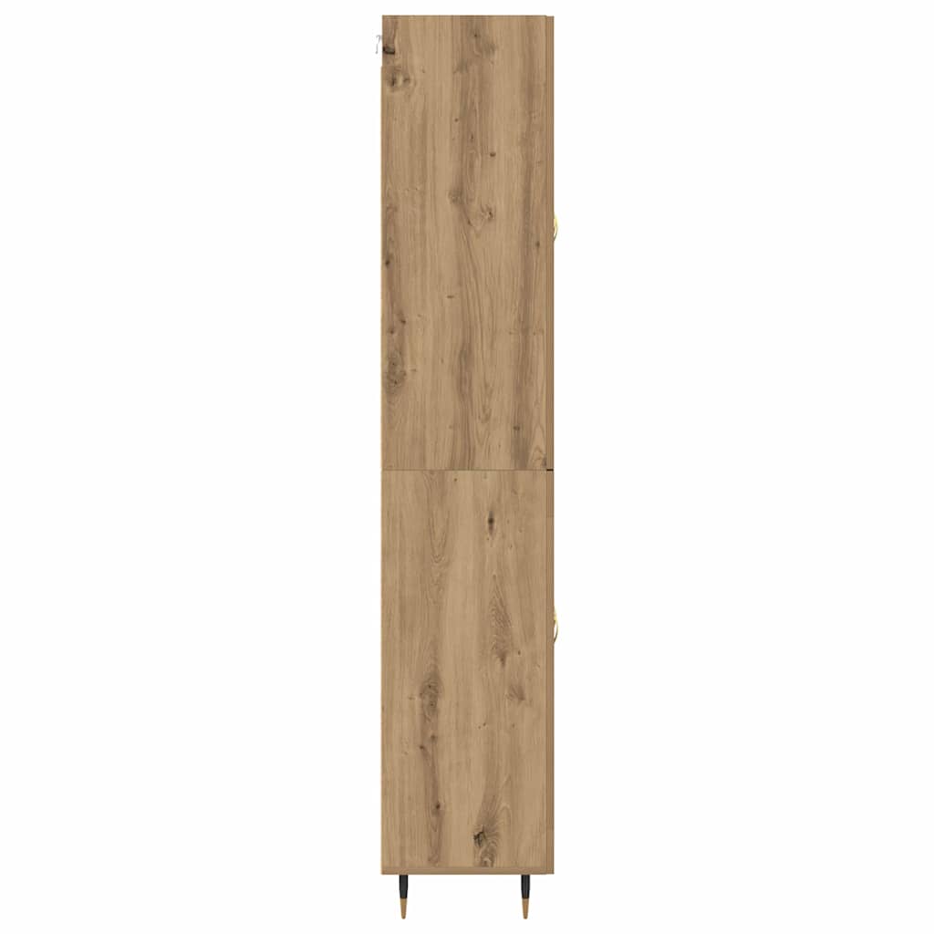 Høyskap Artisan Eik 69,5 x 34 x 180 cm Konstruert tre