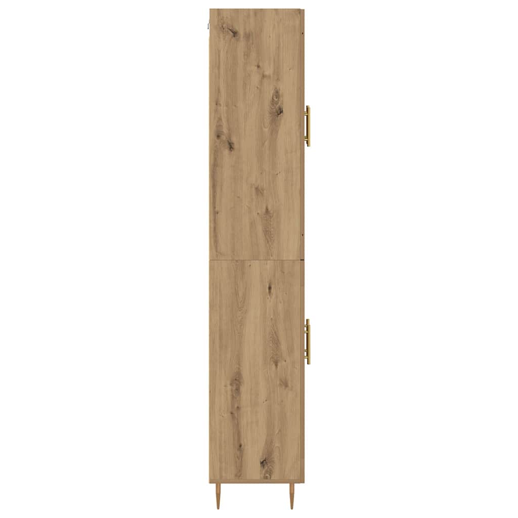 Høyskap 2 pcs Artisan Eik 69,5 x 34 x 180 cm Konstruert tre