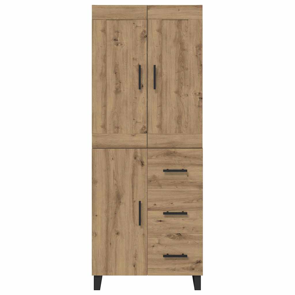 Høyskap 2 pcs Artisan Eik 69,5 x 34 x 180 cm Konstruert tre