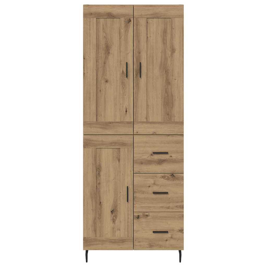 Høyskap 2 pcs Artisan Eik 69,5 x 34 x 180 cm Konstruert tre