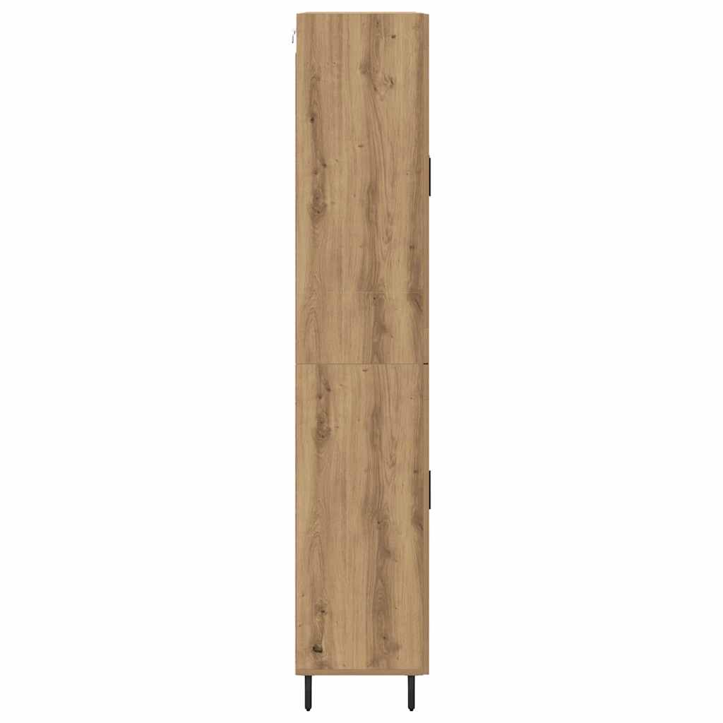 Høyskap 2 pcs Artisan Eik 69,5 x 34 x 180 cm Konstruert tre