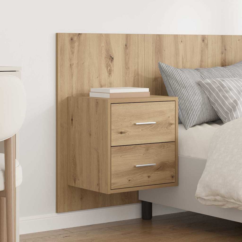 Hodegjerde Med Skap 3 pcs Artisan Eik Konstruert tre
