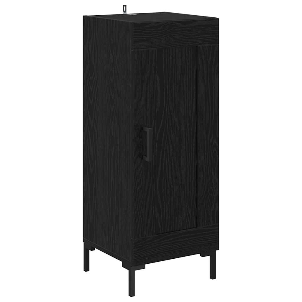 Høyskap Svart Eik 34,5 x 34 x 180 cm Konstruert tre