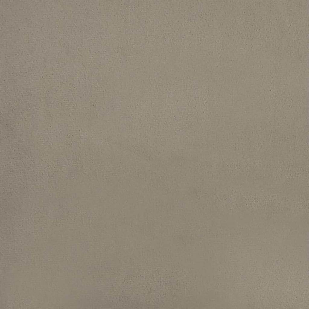 Kontorstol Lysegrå 56 x 61,5 x 72 cm Fløyel