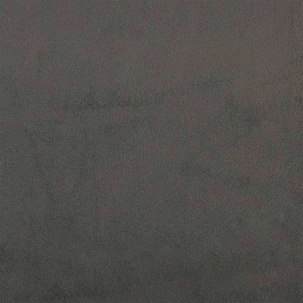 Kontorstol Mørkegrå 56 x 61,5 x 72 cm Fløyel