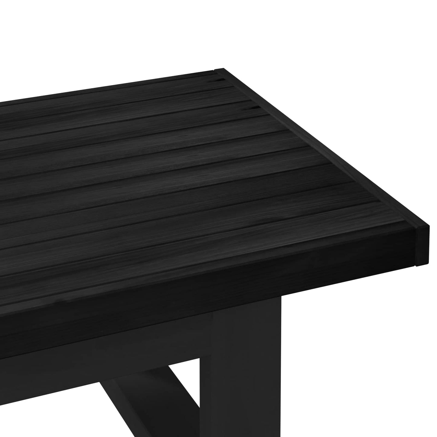 Kaffebord NOAIN Svart 119 x 60 x 40 cm Heltre furu