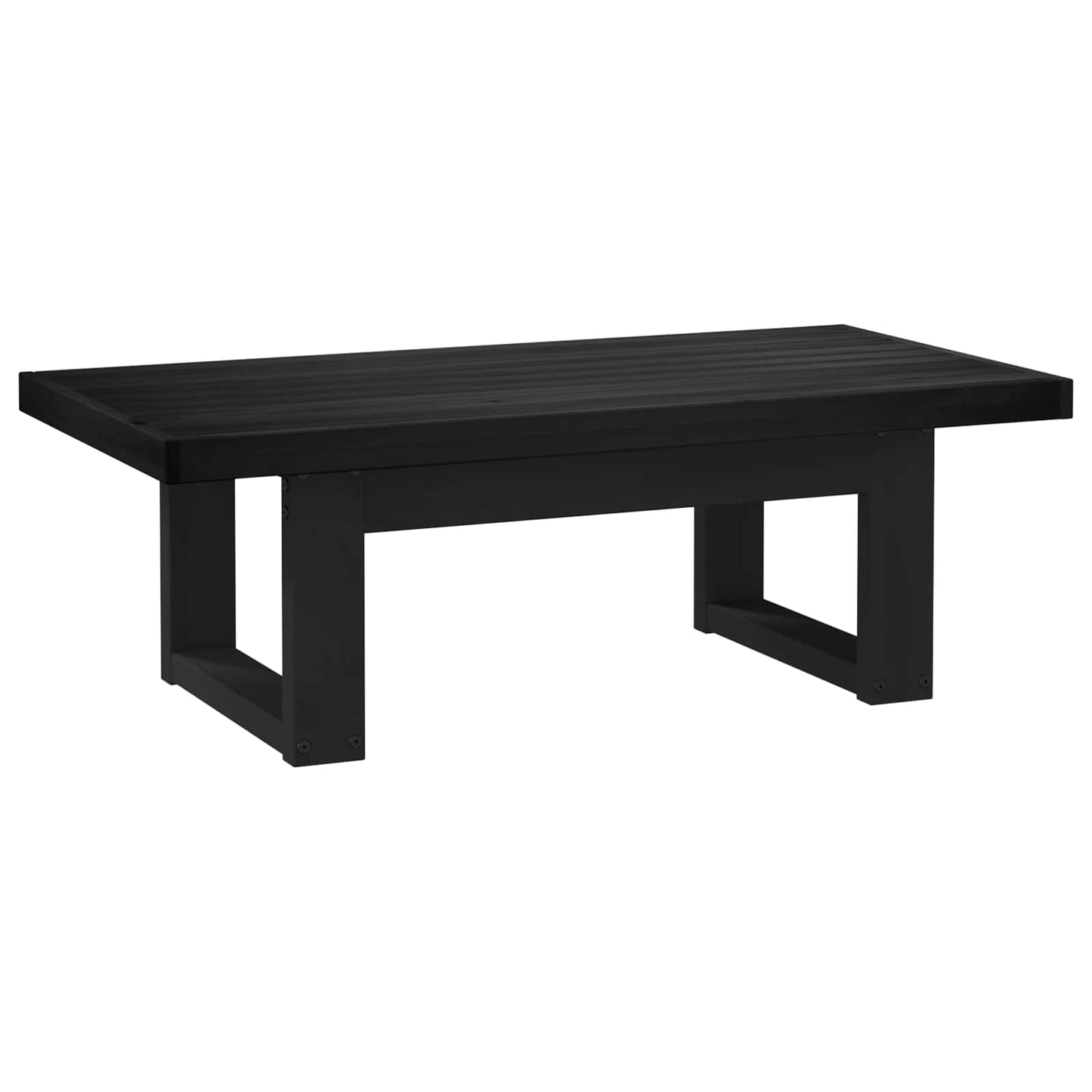 Kaffebord NOAIN Svart 119 x 60 x 40 cm Heltre furu