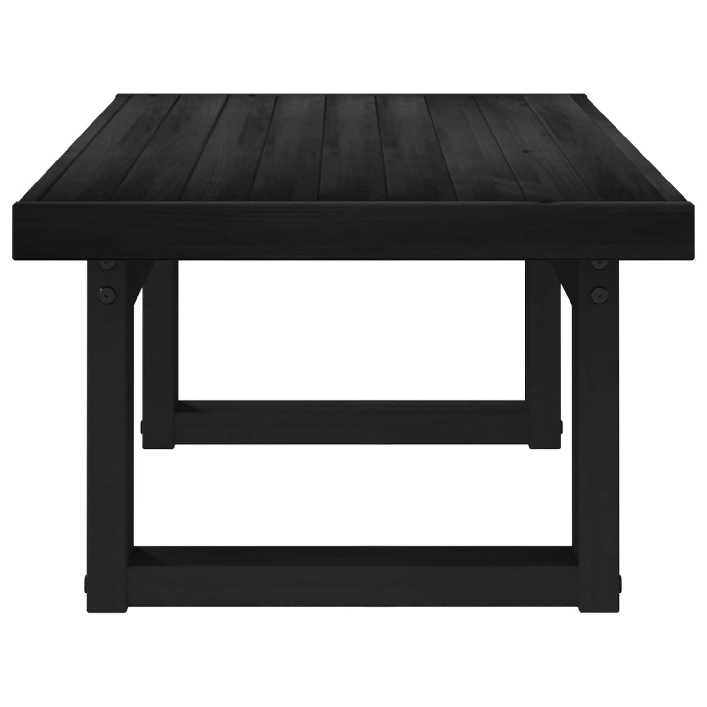 Kaffebord NOAIN Svart 119 x 60 x 40 cm Heltre furu