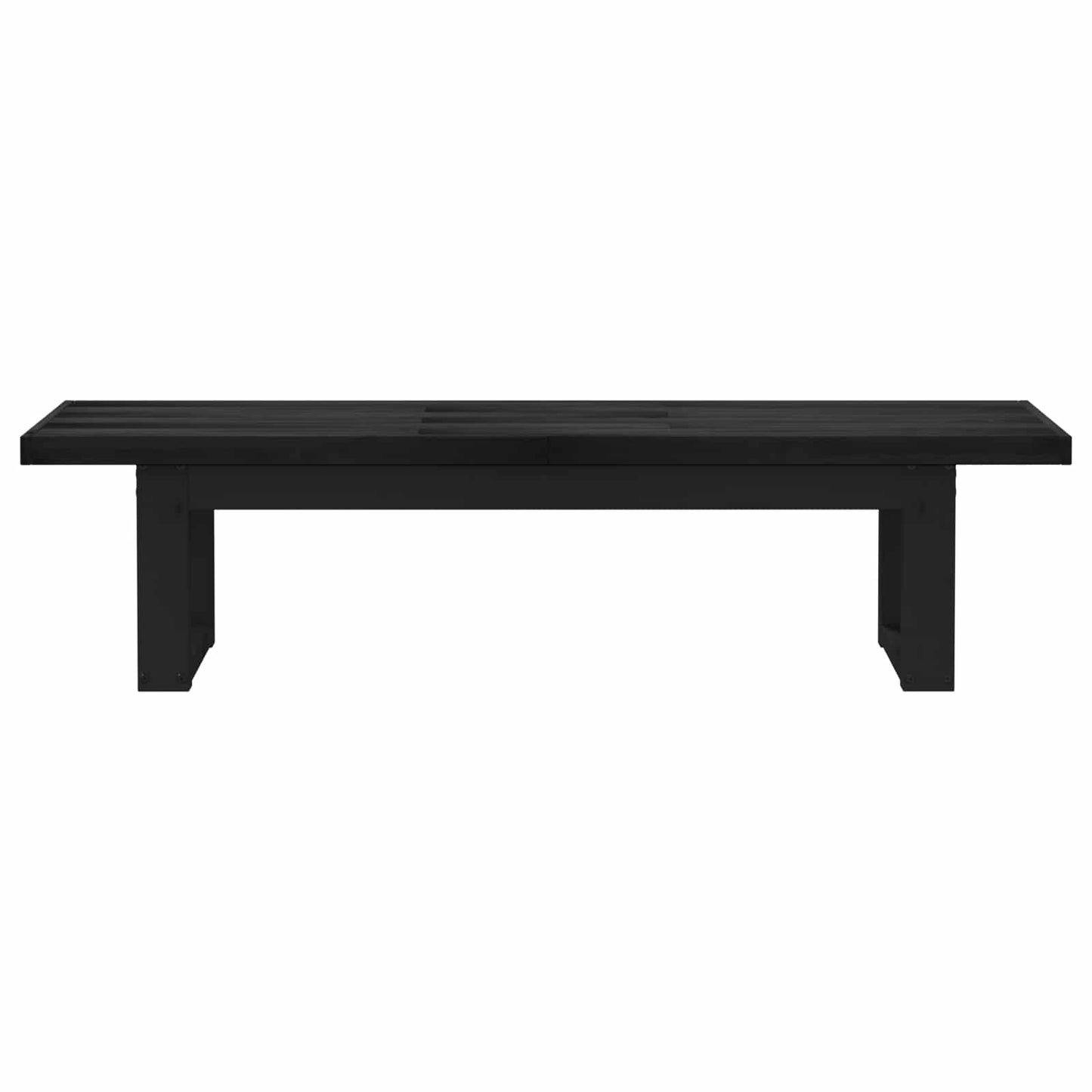 Spisebenk NOAIN 180 x 41 x 45 cm Massiv furu Svart