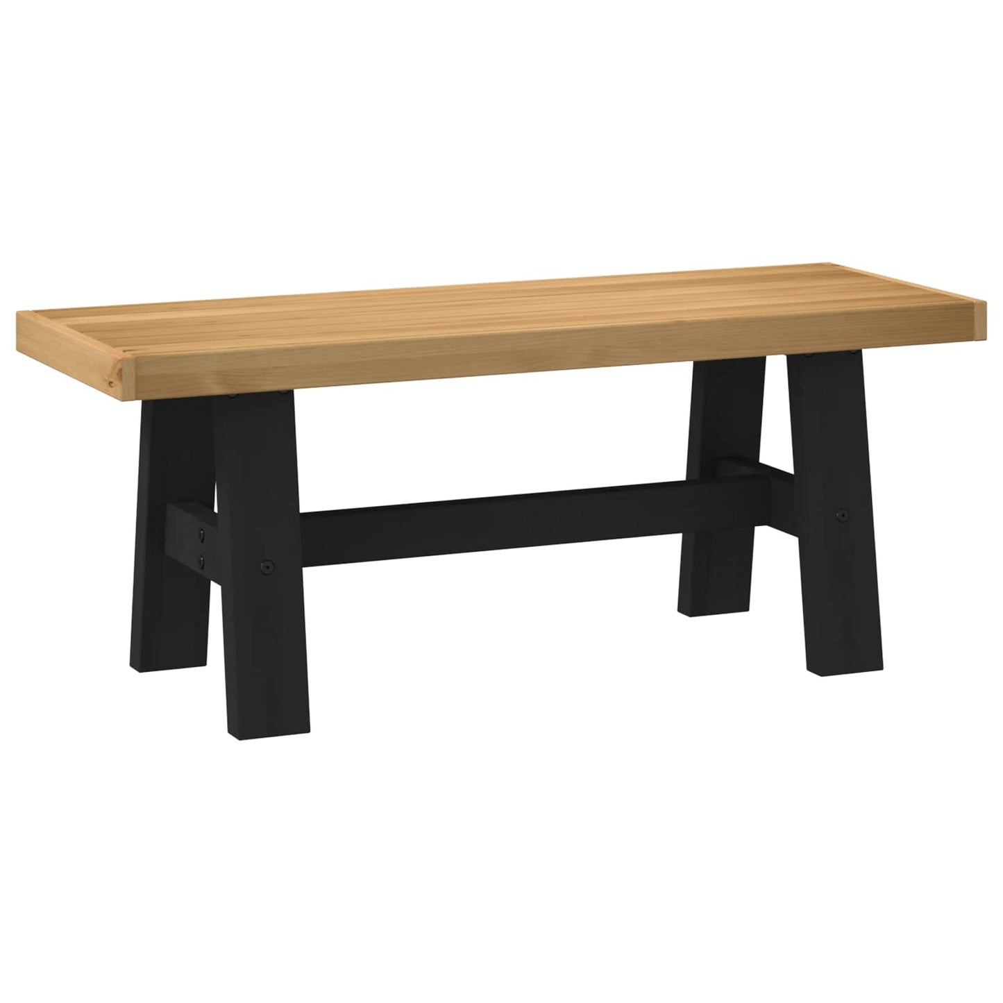 Spisebenk NOAIN 120 x 41 x 45 cm Massiv furu Naturlig