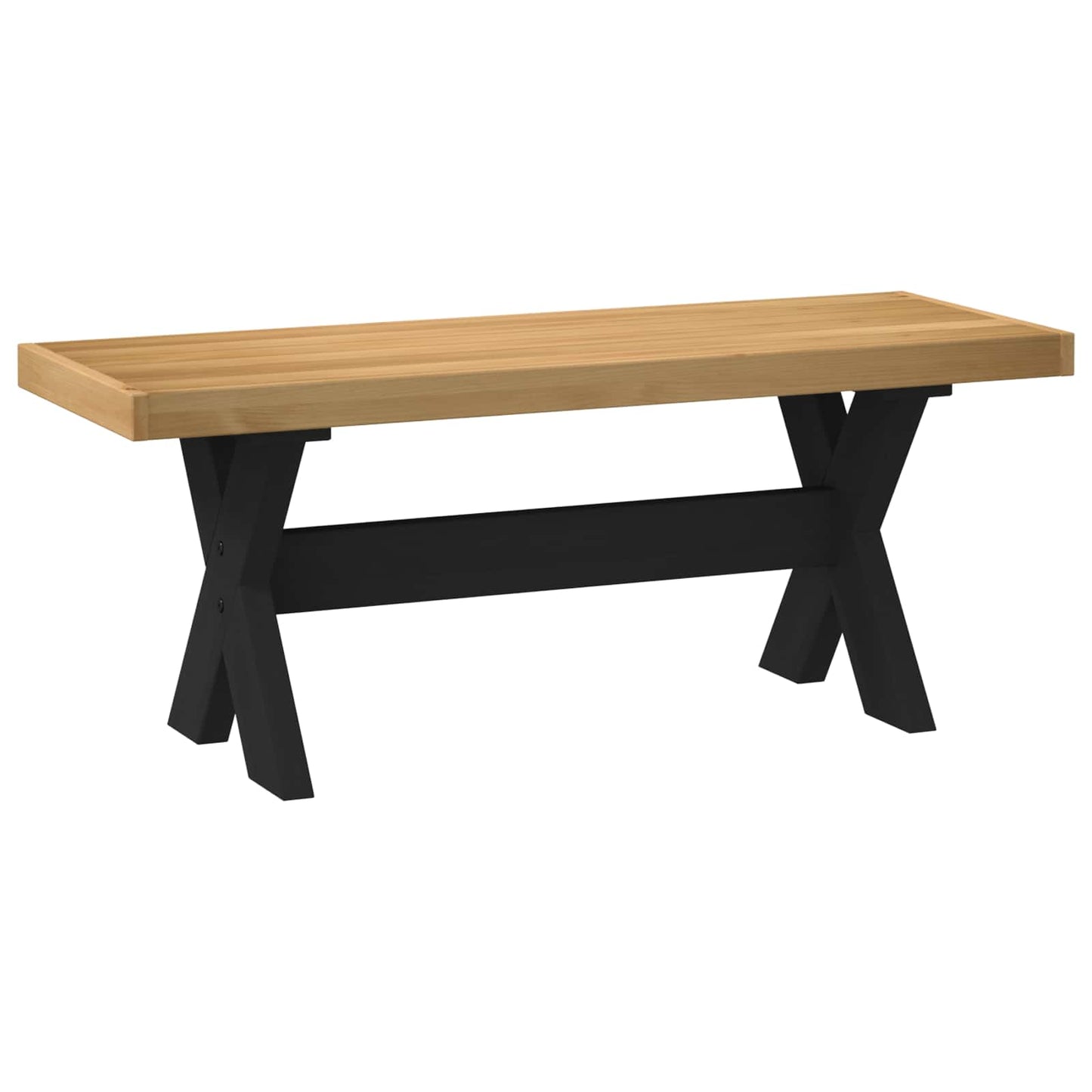 Spisebenk NOAIN 120 x 41 x 45 cm Massiv furu Naturlig
