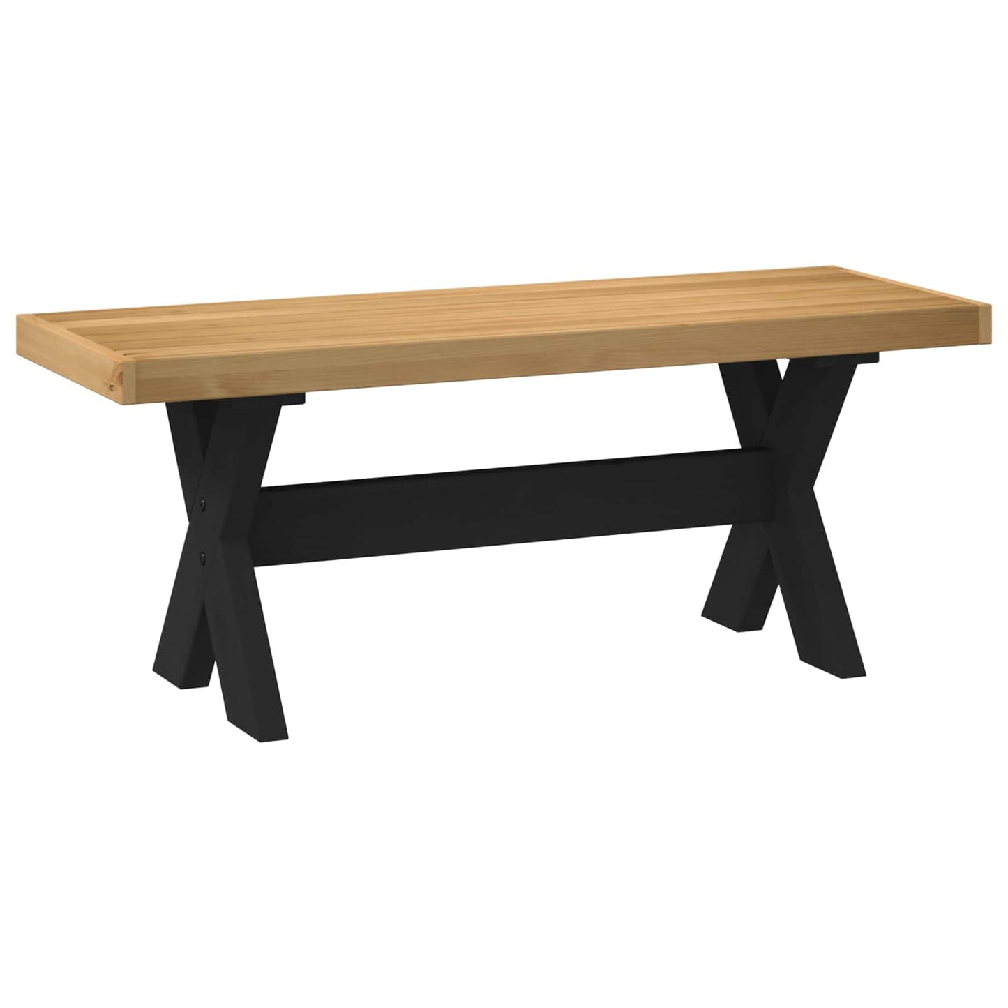 Spisebenk NOAIN 120 x 41 x 45 cm Massiv furu Naturlig