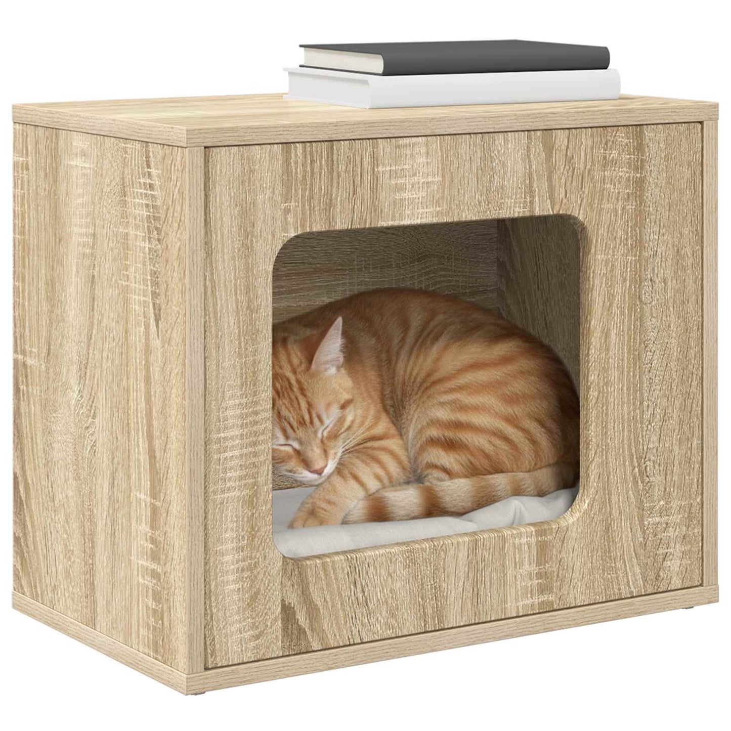 Katt Hus Sonoma 51 x 30 x 42,5 cm Konstruert tre