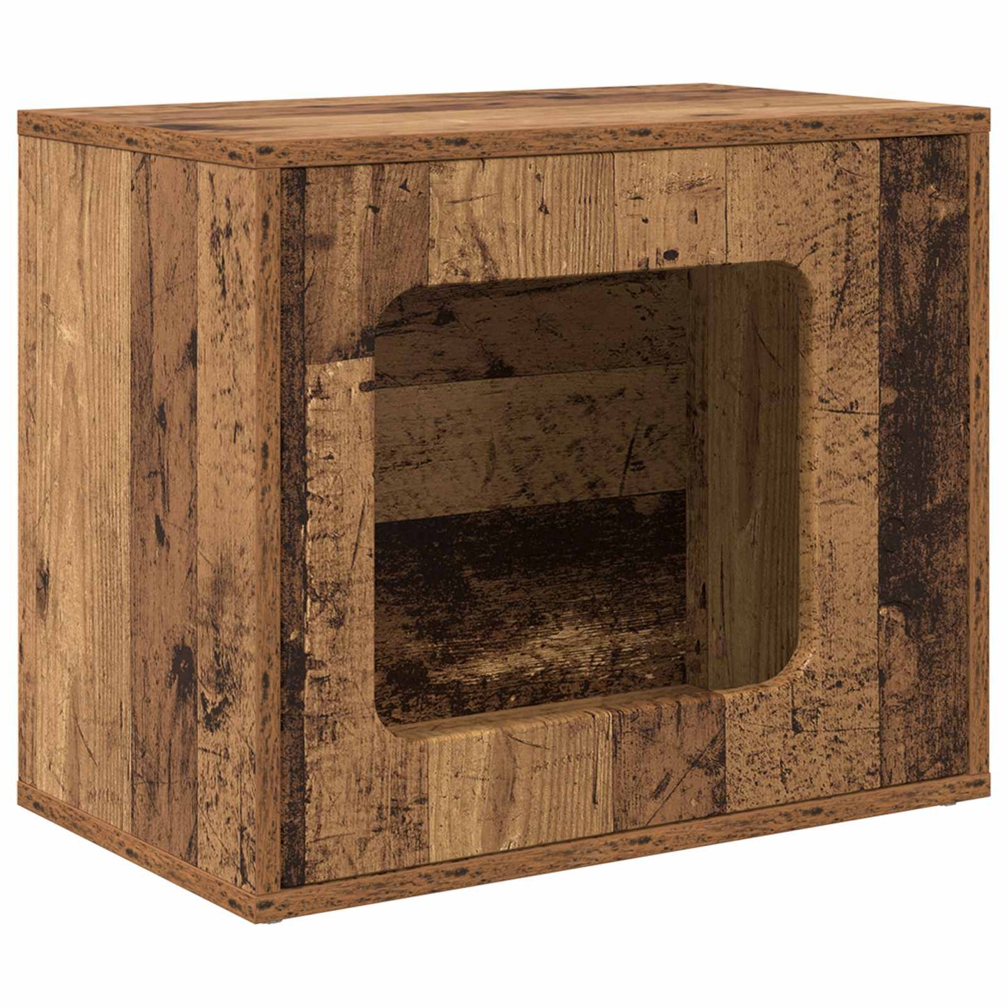 Katt Hus Gammelt tre 51 x 30 x 42,5 cm Konstruert tre