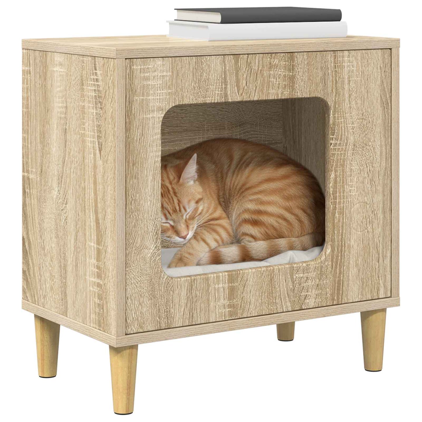 Katt Hus Sonoma 51 x 30 x 52 cm Konstruert tre