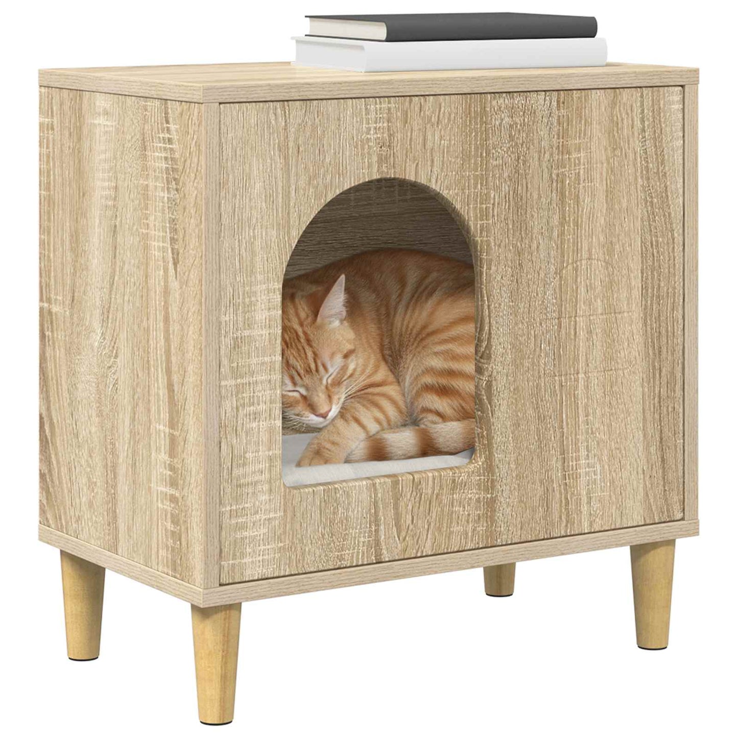 Katt Hus Sonoma 51 x 30 x 52 cm Konstruert tre