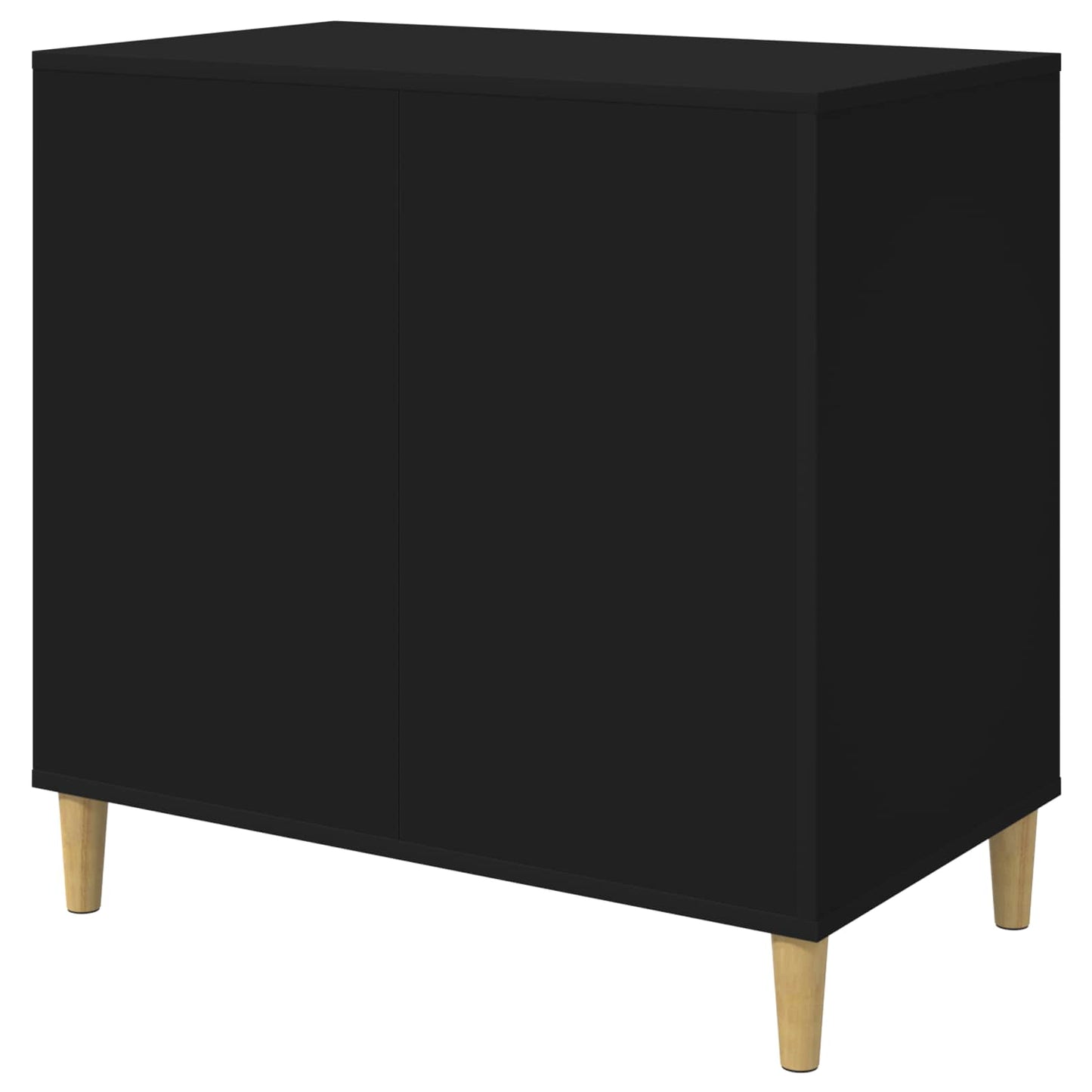 Katt Hus Svart 72 x 42.5 x 70 cm Konstruert tre