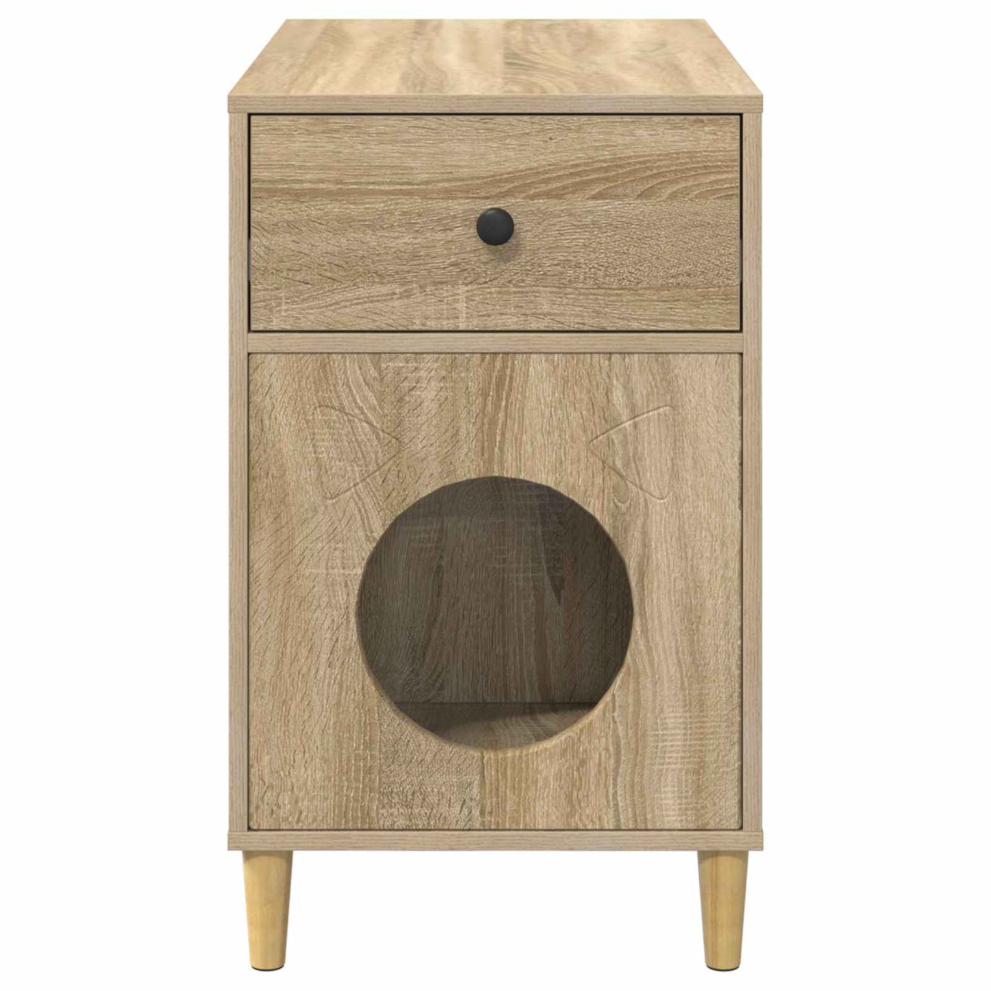 Katt Hus Sonoma 72 x 42.5 x 70 cm Konstruert tre