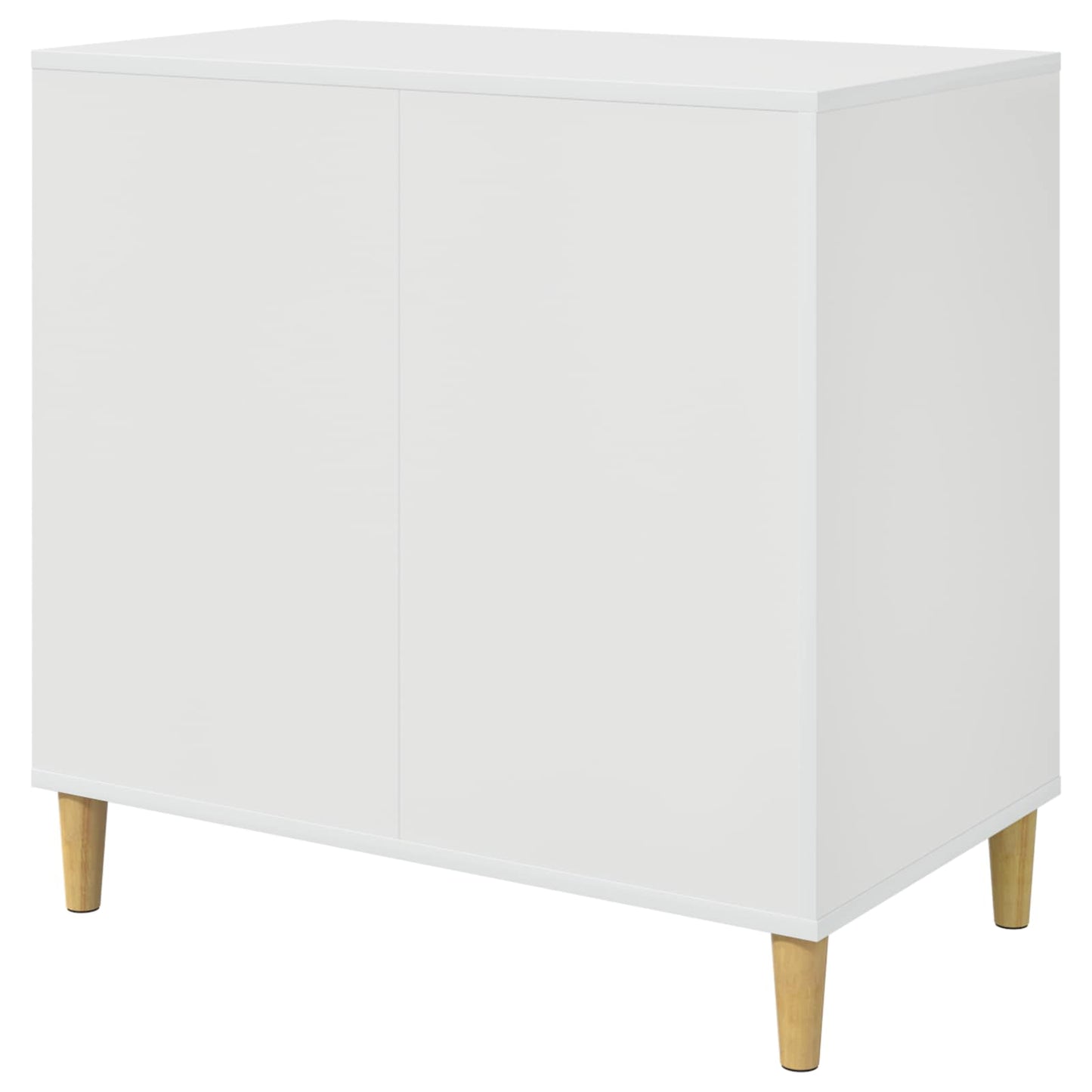 Katt Hus Glanset Hvit 72 x 42.5 x 70 cm Konstruert tre