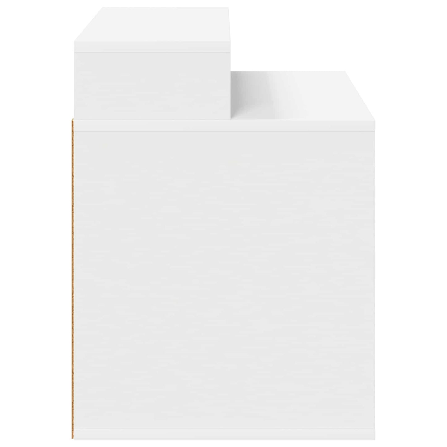Katt Hus Hvit 42,5 x 40 x 53,5 cm Konstruert tre