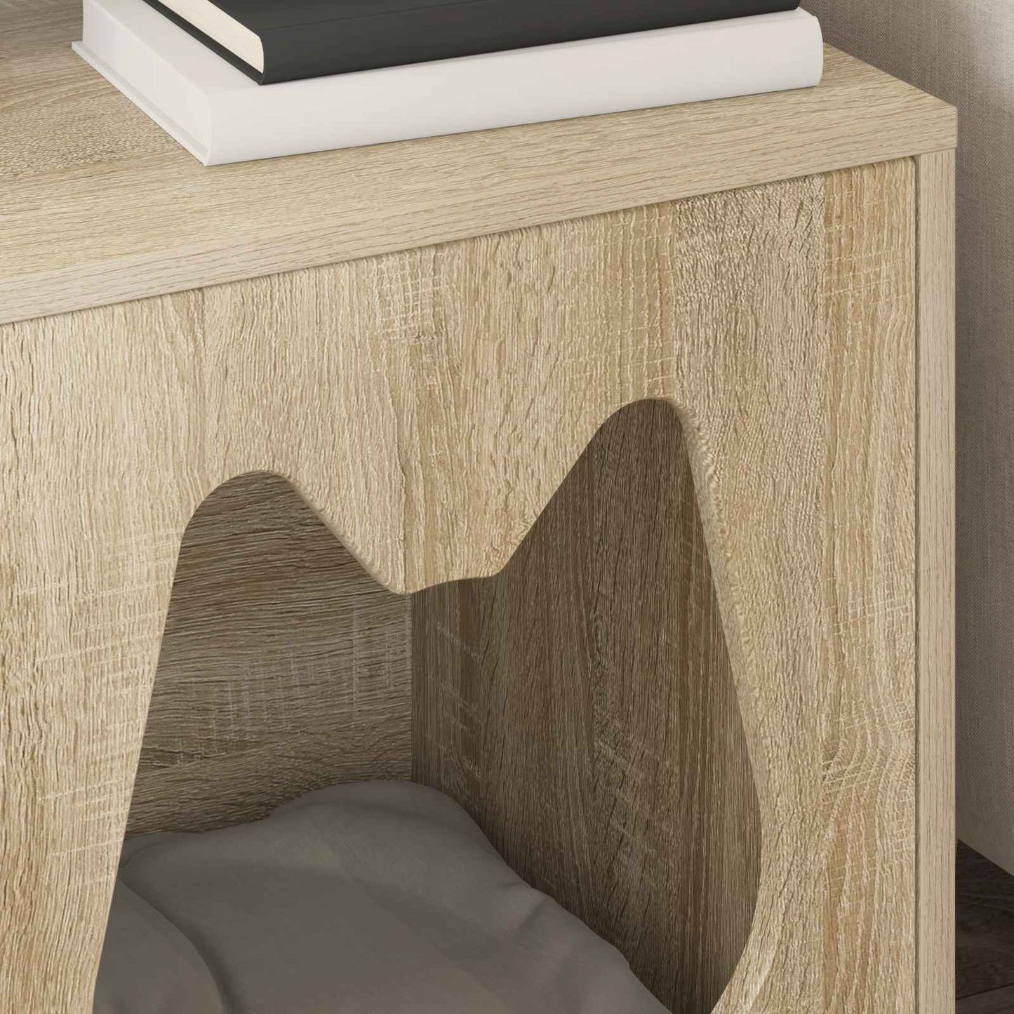 Katt Hus Sonoma 42,5 x 40 x 53,5 cm Konstruert tre