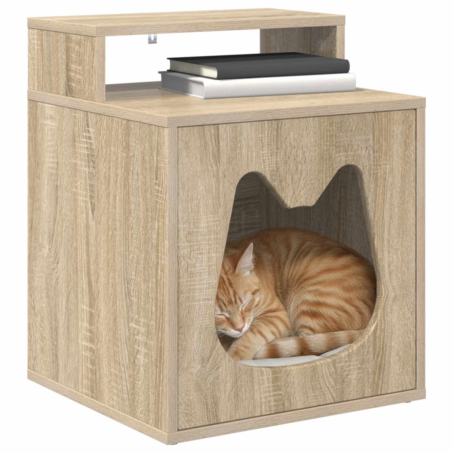 Katt Hus Sonoma 42,5 x 40 x 53,5 cm Konstruert tre