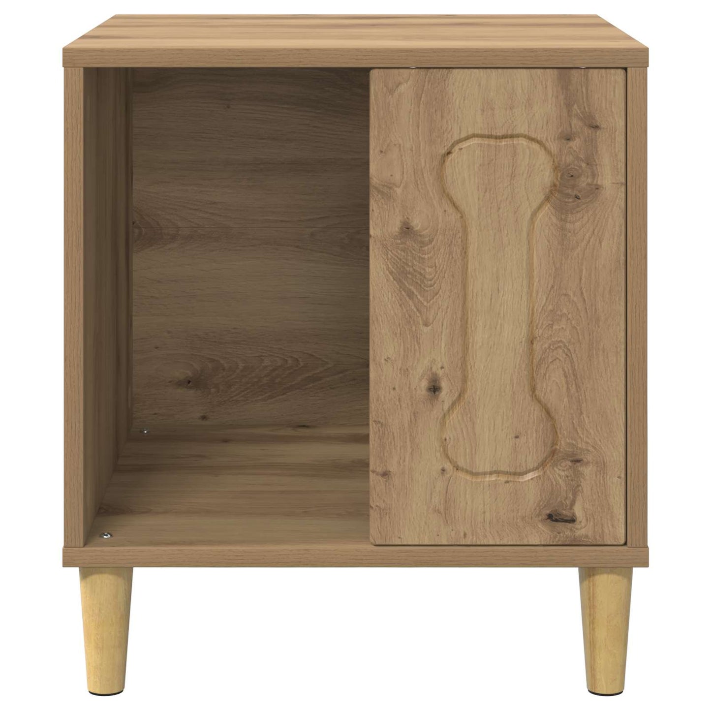 Hundehus Kunstnerisk Eik 44 x 42 x 49 cm Konstruert tre