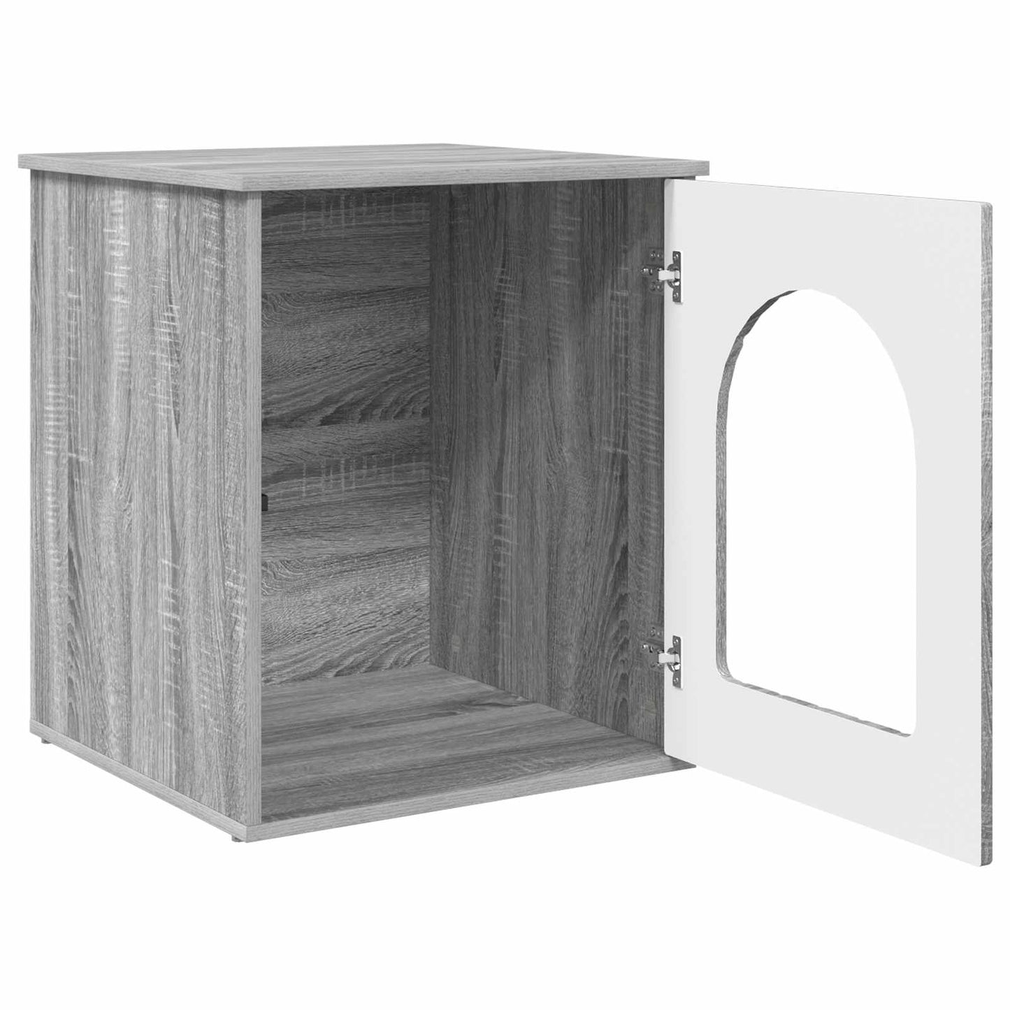 Katt Hus Grå Sonoma 53 x 52 x 62 cm Konstruert tre