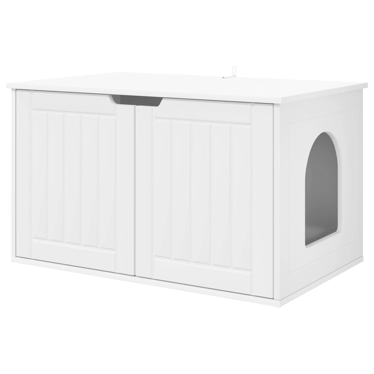 Katt Hus Hvit 85 x 55 x 50,5 cm Konstruert tre