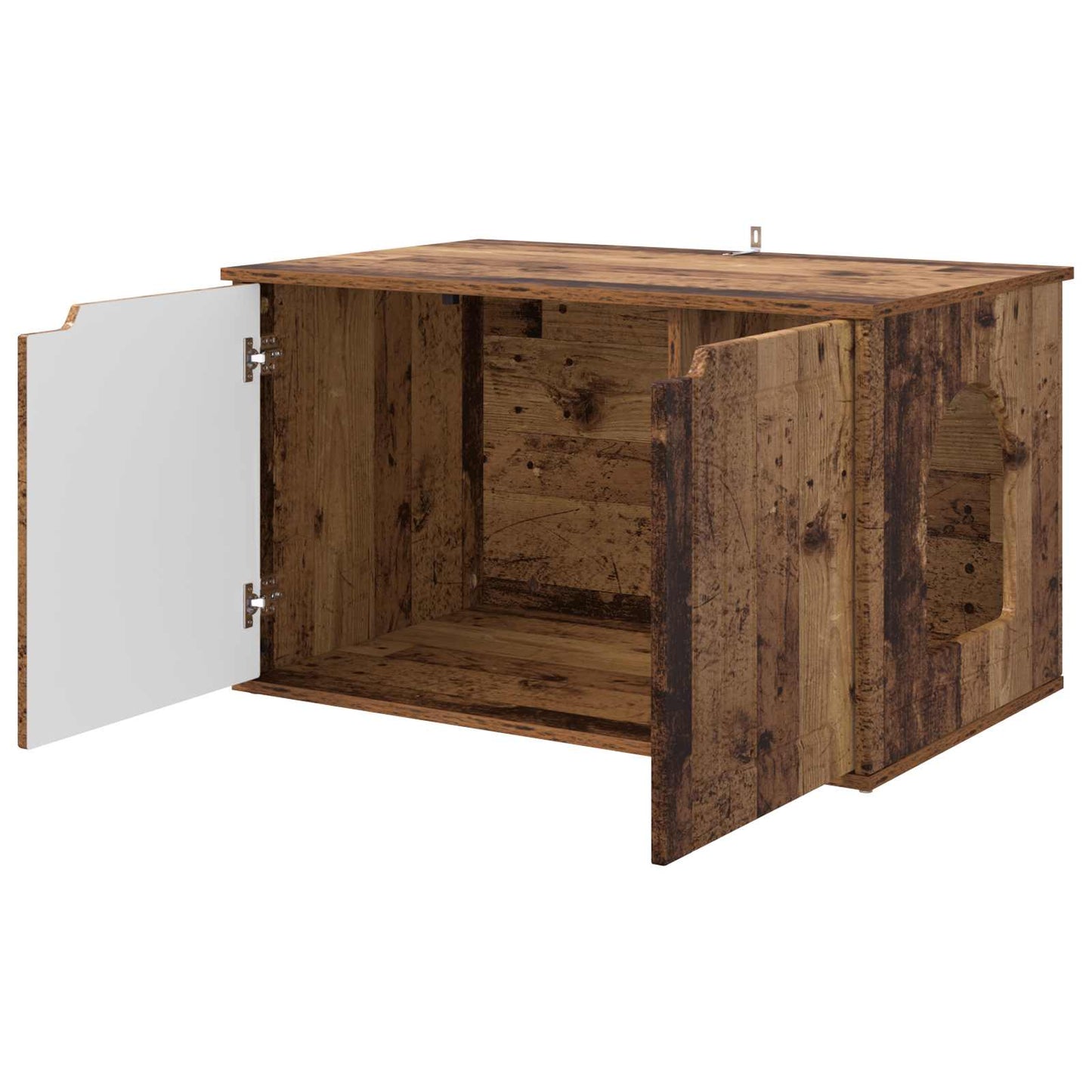 Katt Hus Gammelt tre 85 x 55 x 50,5 cm Konstruert tre