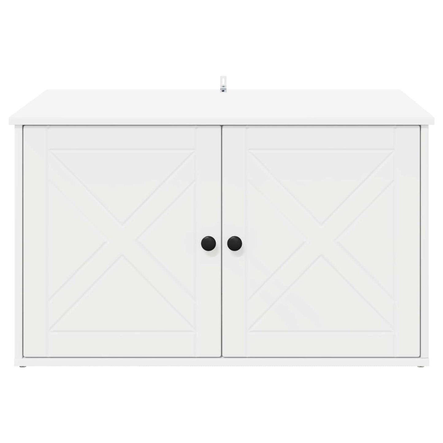 Katt Hus Hvit 85 x 55 x 50,5 cm Konstruert tre