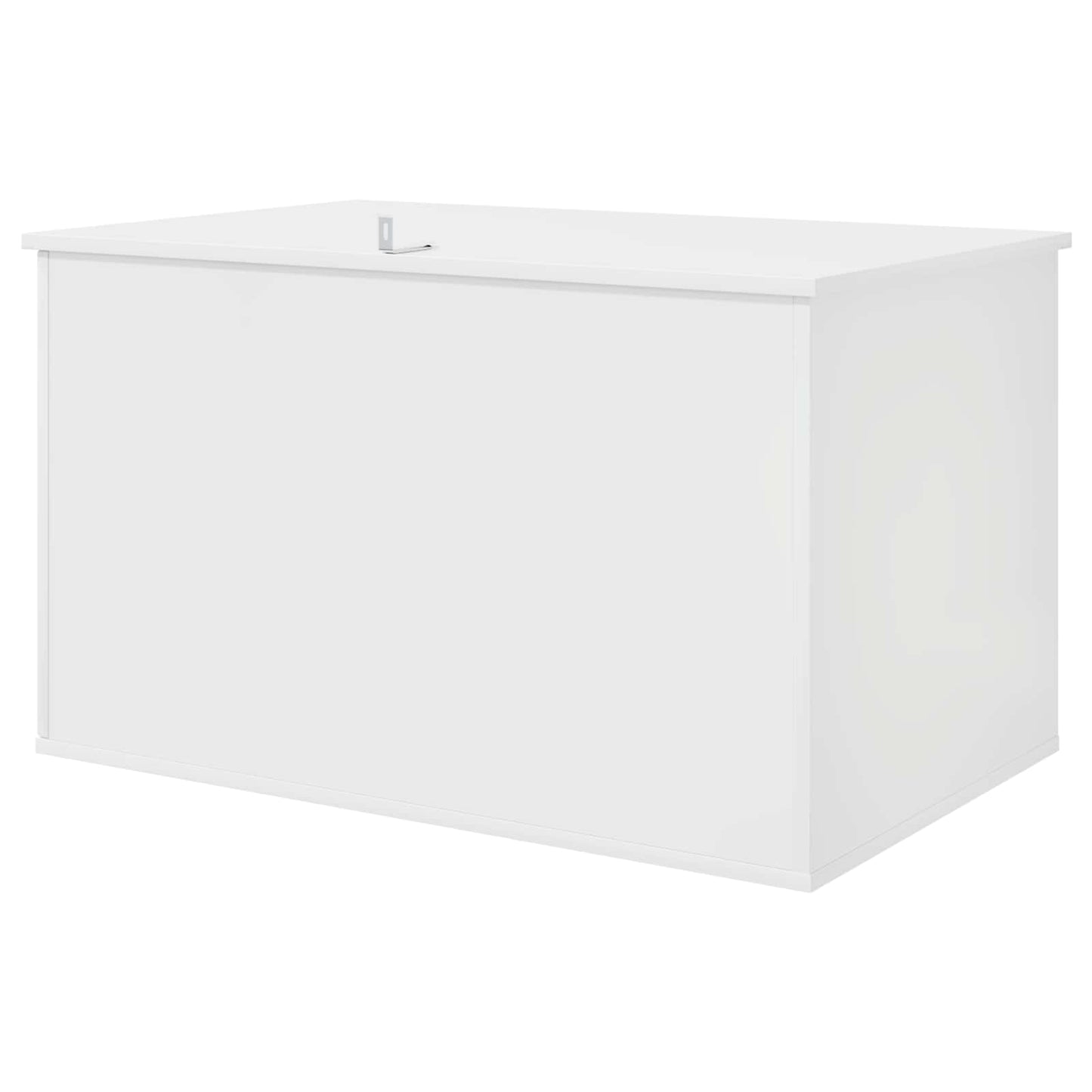 Katt Hus Glanset Hvit 85 x 55 x 50 cm Konstruert tre