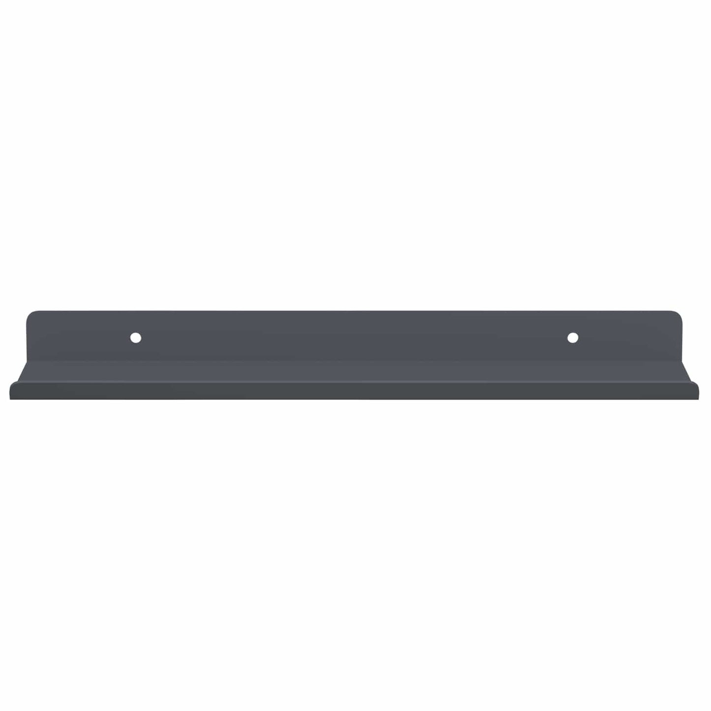 Vegghylle med hylle Veggmontert 4 pcs Antrasitt 30 x 9 x 2,5 cm vidaXL